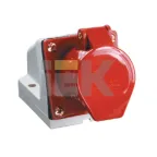 Розетка кабельная 32А 3Р+N+Е IР44 на поверхность 380В 125