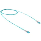 Оптический коммутационный шнур переходной Duplex SC-UPC/LC-UPC, 50/125 OM3, 1 м