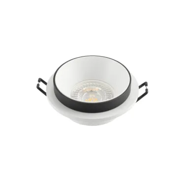 Светильник встраиваемый IP20 50 Вт GU10 черн. алюм. DENKIRS DK2401-BK