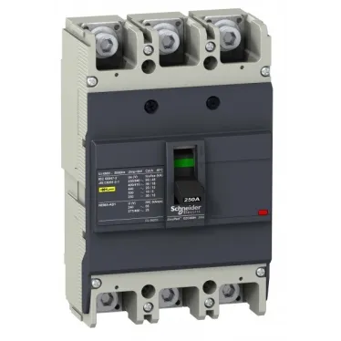 Выключатель автоматический трехполюсный EZC250 36 KA/415В 3Т 100 A