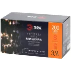 Гирлянда LED Нить Мишура 3,9 м зеленый провод, теплый свет, 220V ENIN - GW