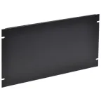 Фальш-панель 19д 6U крепление на винтах черная by ZPAS