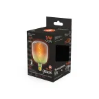 Лампа светодиодная LED Filament Flexible V140-DC Green-Clear E27 5W 200lm 1800K 140*200mm 1/6 | 1009802105 | Gauss