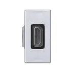 Разъем HDMI 22.5х45мм (мама-мама) алюминий