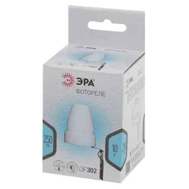 Датчик движения Фотореле серый, макс. нагрузка 2200 ВА IP44 DF 302