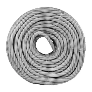 Труба гибкая 25мм с протяжкой серая (50м) Plast