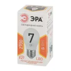 Лампа светодиодная Эра LED P45-7W-827-E27 (диод, шар, 7Вт, тепл, E27)