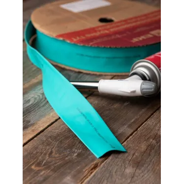 Трубка термоусаживаемая ТУТ нг 30/15 зелёная рулон PROxima