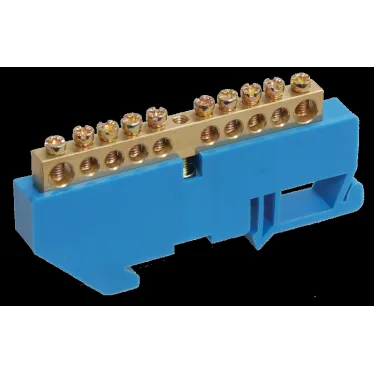 Шина N ноль на DIN-изоляторах ШНИ-8х12-14-Д-С