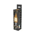Лампа светодиодная Filament Свеча на ветру 13W 1100lm 2700К Е14 LED 1/10/50 | 104801113 | Gauss