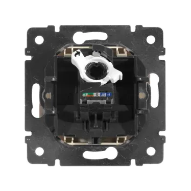 VALENA Розетка компьютерная RJ45х1 категория 5е в рамку слоновая кость