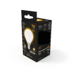 Лампа светодиодная Filament Шар 9W 590lm 3000К Е14 milky LED 1/10/50 | 105201109 | Gauss