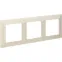 Valena LIFE Рамка 3 поста слоновая кость универсальная