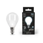 Лампа светодиодная Black LED Filament Шар OPAL E14 5W 450lm 4100K | 105201205 | Gauss