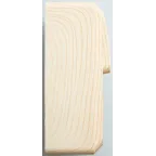 ЭТЮД блок открытой установки Розетка с зеземлением со шторками + Выключатель 1-клавиш., сосна