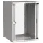 Шкаф LINEA WE 18U 600x650мм дверь стекло серый