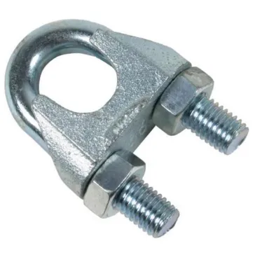 Зажим стальной 6мм DIN741 для троса (2шт)