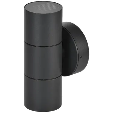 Светильник уличный 5113 настенный под лампу 2хGU10 IP65 черный IEK
