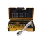 Набор бит SL/PH/PZ/Tx/HEX/TxTR/BH/MS с мини трещоткой в кейсе, 33 шт