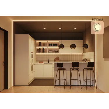 Лампа светодиодная Smart Home DIM E14 C37 5 Вт 2700К 1/10/40 | 1100112 | Gauss