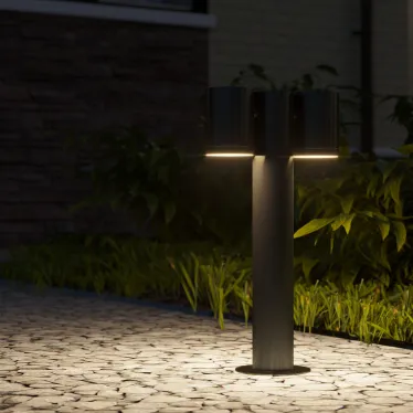 Светильник садово-парковый Sonata ландшафтный столб, 1xGU10, 90x70x470mm, 170-240V / 50Hz, Max.35W IP54 | GD157 | Gauss