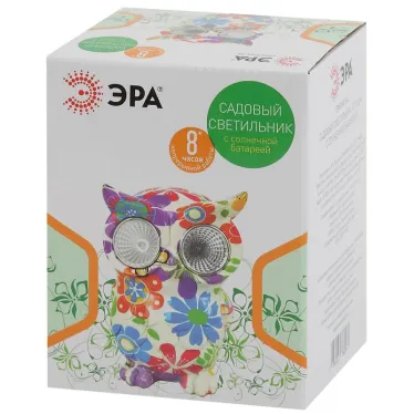 Светильник садовый Птица на солнечной батарее, полистоун, 15 см ERAFYS01-04