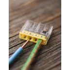 Клемма строительно-монтажная СМК 2273-244 PROxima с пастой 4 отверстия 0.5-2.5мм.кв. (100шт)