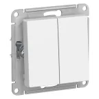 ATLASDESIGN 2-клавишный ВЫКЛЮЧАТЕЛЬ, сх.5, 10АХ, механизм, ЛОТОС