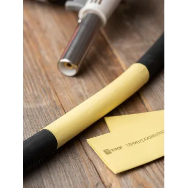 Термоусаживаемая трубка ТУТ нг 25/12,5 желтая рулон PROxima