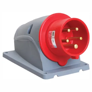 Вилка стационарная ССИ-525 32А 3Р+РЕ+N 380В IP44