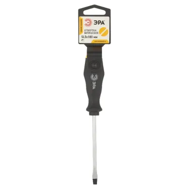 Отвертка SL 5х100 мм шлицевая двухкомпонентная рукоятка