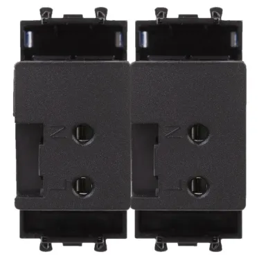 Avanti USB зарядное устройство ''Черный квадрат'', 2.1А, 2 модульное