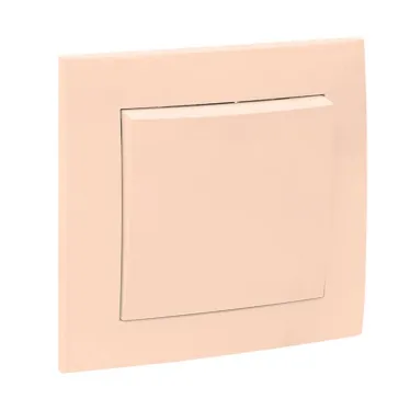 Валенсия выключатель 1-кл. 10А кремовый