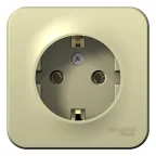 BLANCA О/У РОЗЕТКА с заземлением без шторок ИЗОЛ.ПЛ., 16А, 250В, БЕЖЕВЫЙ