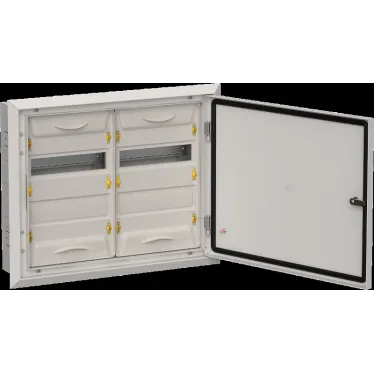TITAN 5 Корпус металлический ЩРв-48 (2х24) 505х625х130мм IP31 серый (одна дверь)