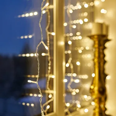 Гирлянда "Светодиодный Дождь"  2,5x2 м, свечение с динамикой, прозрачный провод, 230 В, диоды ТЕПЛЫЙ БЕЛЫЙ | 235-056 | NEON-NIGHT