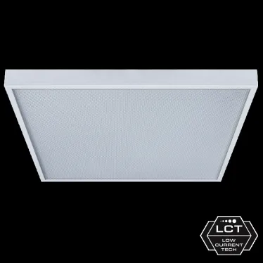 Светильник светодиодный ДВО-36w 595х595х45 6500К 4200Лм с блоком аварийного питания 3ч призма IP20