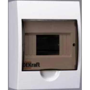 Щит распределительный навесной ЩРн-П-6 IP41 пластиковый прозрачная дверь