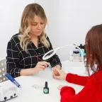 Лупа настольная 3D с подсветкой 30 LED, подставка+прищепка, белая | 31-0247 | REXANT