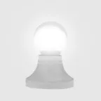 Лампа шар e27 6 LED  Ø45мм - белая, прозрачная колба, эффект лампы накаливания | 405-125 | NEON-NIGHT