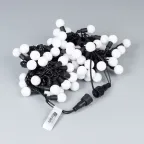 Светодиодная гирлянда ARD-BALL-CLASSIC-D23-10000-BLACK-80LED RGB (230V, 3.5W) | 025619 | Arlight