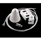 Комплект подвеса с тросом 1,5м черный | V4-R4-05.0006.TRK-0001 | VARTON