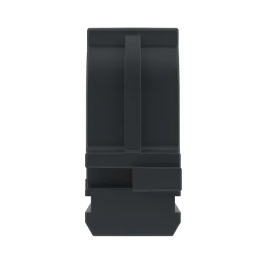 Держатель с защелкой д.16мм черный