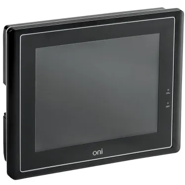 Панель оператора общепром. 9,7' резистивный экран, черная. Корпус: пластик, 1xRS485/232, 2xUSB, 24В DC