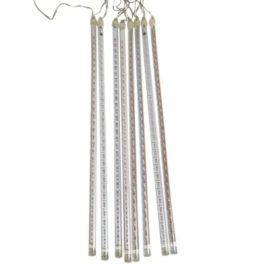 Гирлянда Тающие сосульки светодиодная, 8шт х 50см, шаг 50см, 230 В (с трансформатором) мульти светодиоды | 256-319-6 | NEON-NIGHT