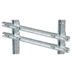 Комплект монтажных профилей на раму для крепления 1 оболочки с видом защиты Ex e, горячеоцинкованный, длина 700мм