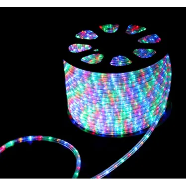 Дюралайт LED, свечение с динамикой 3W - мульти RYGB, 30 LED/м, 100 м