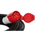 Удлинитель силовой IND380-U-1e-5x4-10m-IP44 на 380В в бухте 1 розетка CEE 5P 10м КГ 5х4 32A IP44