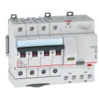 Выключатель автоматический дифференциального тока DX3 4П C63А 30MА-АC 7м