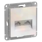 Розетка ATLASDESIGN двойная компьютерная RJ45+RJ45 категория 5E механизм жемчуг